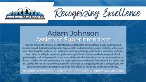  Recognizing Excellence: Adam Johnson